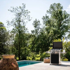 Plancha à Gaz Sur Chariot - Combo ENOSIGN 65 Inox & Noir -Grill Passion Promos Boutique 57028385 a4 combo plancha enosign 65 inox et noir eno