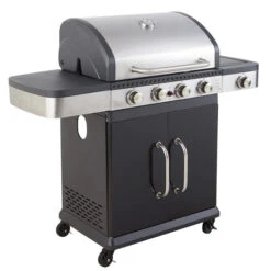 Pack Cuisine Extérieure FIDGI 4 Avec Barbecue Gaz + Desserte + Evier -Grill Passion Promos Boutique barbecue gaz cook in garden fidgi 4 seul min 1