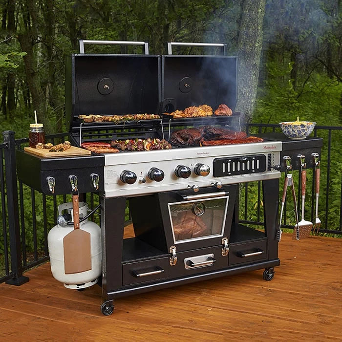 Barbecue Pit Boss MEMPHIS ULTIMATE Mixte Gaz, Charbon Et Fumoir électrique 8 Barbecue Pit Boss MEMPHIS ULTIMATE Mixte Gaz, Charbon Et Fumoir électrique – Image 8