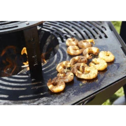 Brasero Plancha Barbecook Nestor Original - Acier Noir Galvanisé -Grill Passion Promos Boutique bc woo 6022 brasero barbecook nestor original acier galvanise nourriture plaque