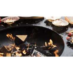 Brasero Plancha OFYR Island PRO Corten 100 Céramique Gris Anthracite + Housse Offerte -Grill Passion Promos Boutique brasero ofyr island black ceramique 100 5 2