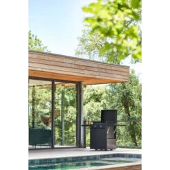 Pack Plancha à Gaz Forge Adour MODERN 60 Acier Noir + Chariot -Grill Passion Promos Boutique ch maf 60 n chariot forge adour modern 60 acier noir ambiance 2