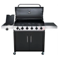 Barbecue à Gaz 6 Brûleurs Char-Broil Convective Series 640 B XL -Grill Passion Promos Boutique convective 640 face ouvert