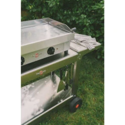 Chariot Inox "Plein Air" Pour Plancha Krampouz Double -Grill Passion Promos Boutique khea05 chariot inox plein air pour plancha krampouz double