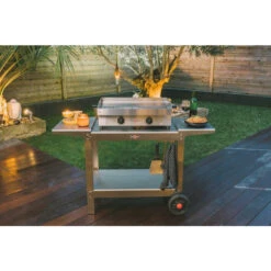 Chariot Inox "Plein Air" Pour Plancha Krampouz Double -Grill Passion Promos Boutique khea05 chariot inox plein air pour plancha krampouz double 3