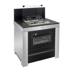Modulo Cuisinière Four Et Plaque - Inox Et Noir - Cuisine D'extérieur ENO 9 Modulo Cuisinière Four Et Plaque - Inox Et Noir - Cuisine D'extérieur ENO -Grill Passion Promos Boutique mod8505 1 cuisine exterieur modulo combine noir et inox eno