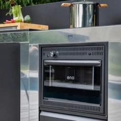Modulo Cuisinière Four Et Plaque - Inox Et Noir - Cuisine D'extérieur ENO 7 Modulo Cuisinière Four Et Plaque - Inox Et Noir - Cuisine D'extérieur ENO -Grill Passion Promos Boutique mod8505 a1 modulo cuisiniere pour four et plaque noir et inox eno min
