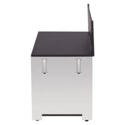 Modulo Pour Poser Une Plancha - Coloris Inox Et Noir - Cuisine D'extérieur ENO -Grill Passion Promos Boutique modulo inox noir plancha cuisine exterieur eno 3 min