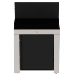 Modulo Plan De Travail - Coloris Inox Et Noir - Pour Cuisine D'extérieur ENO