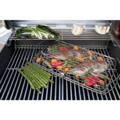 Grille De Barbecue Pour Poisson Weber En Acier Inoxydable - Grand Modèle -Grill Passion Promos Boutique panier a poissons weber grand modele