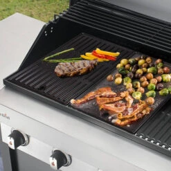 Plancha Réversible Pour Barbecues 3 Et 4 Brûleurs Char-broil -Grill Passion Promos Boutique plancha reversible barbecue 3 buleurs charbroil 2