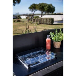Modulo Table De Cuisson Master 2 Brûleurs - Coloris Inox Et Noir - Pour Cuisine D'extérieur ENO -Grill Passion Promos Boutique pmod8506 a2 modulo master noir et inox eno melanie chaigneau min