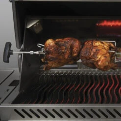 Rôtissoire Inox Pour Barbecue Napoleon Prestige PRO 500 Et Lex 485 -Grill Passion Promos Boutique rotissoire pour barbecue pro 665 napoleon 1 1
